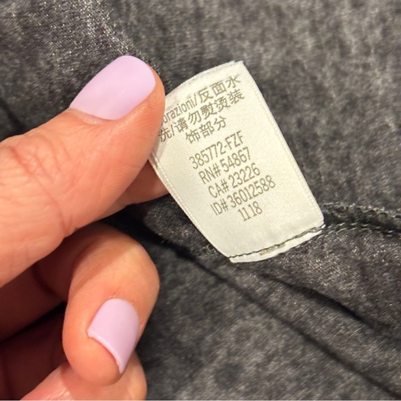 Victoria's Secret Bling Gray Long Sleeve Top Boat Neck Size Medium - Picture 7 of 10